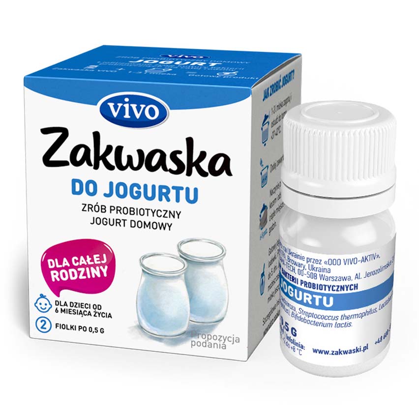 VIVO Żywe kultury bakterii do jogurtu 1g