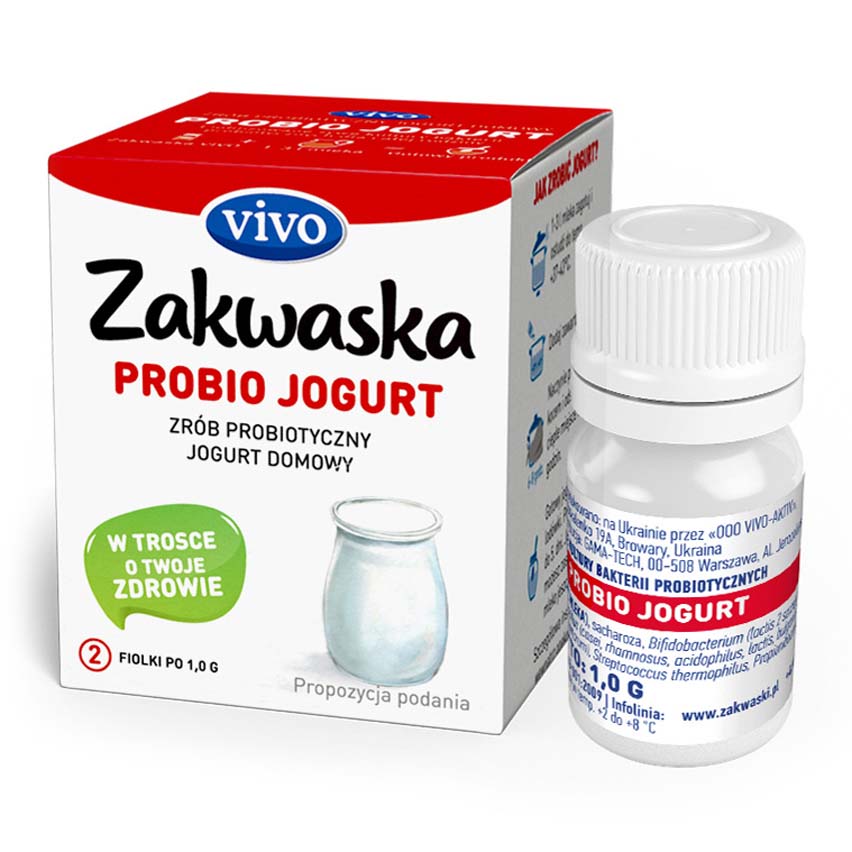 VIVO Żywe kultury bakterii do jogurtu  probio 2g