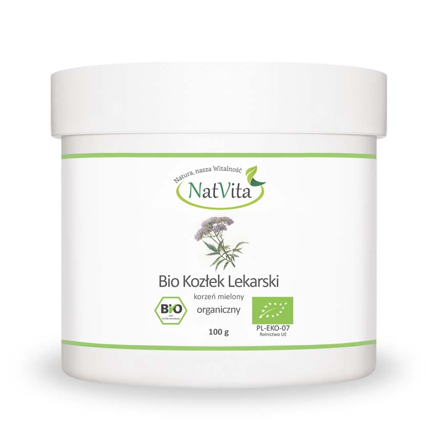 NatVita Bio kozłek lekarski korzeń  mielony 100g