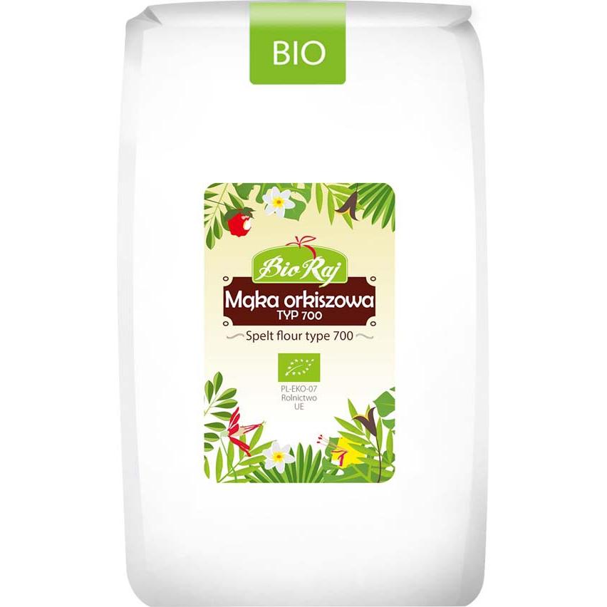 BIO RAJ Mąka orkiszowa biała typ 700 BIO 1kg