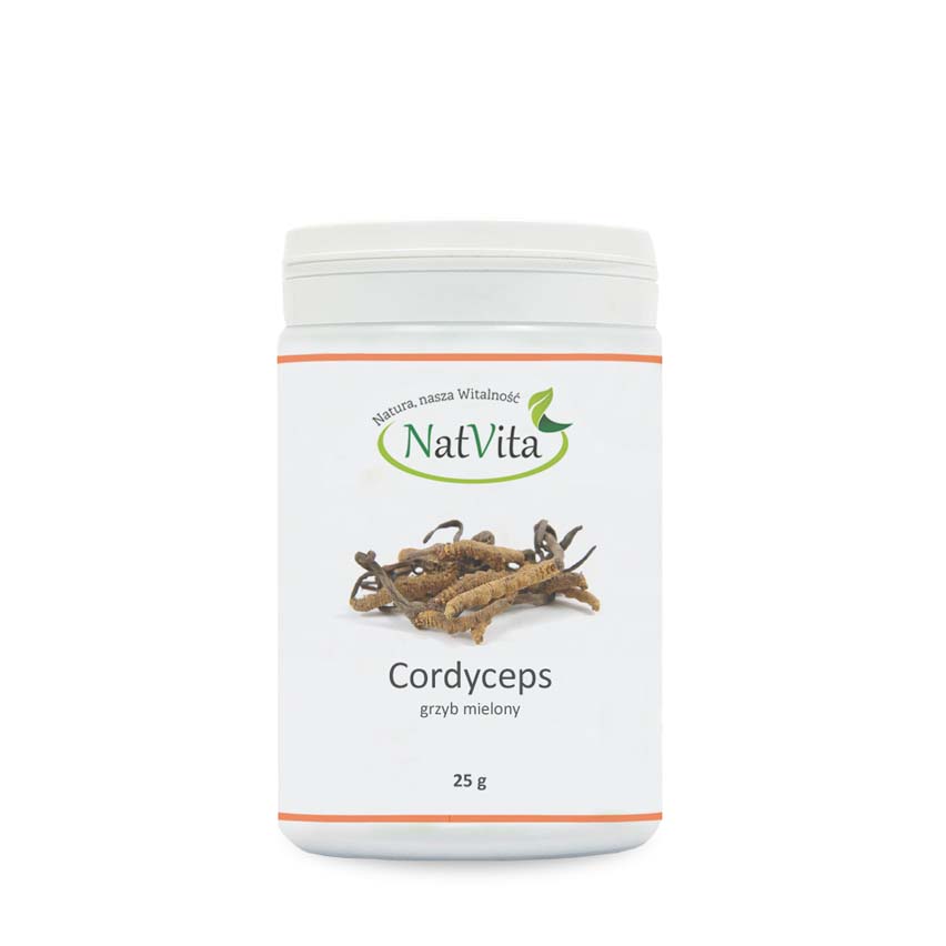 NatVita Bio grzyb cordyceps mielony 25g