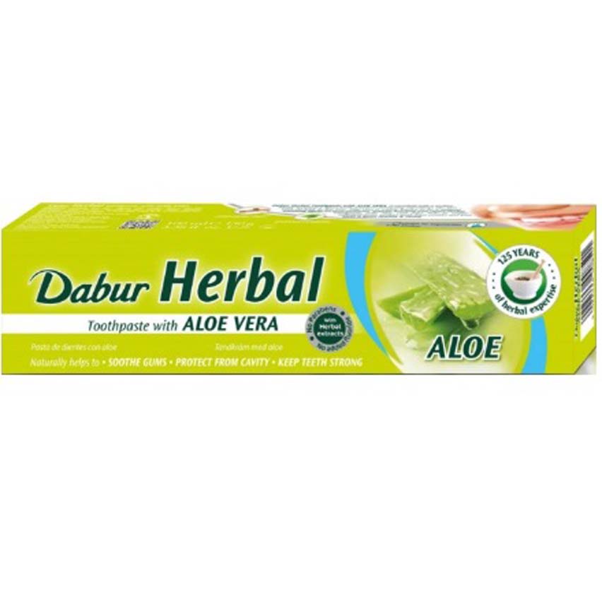 DABUR Pasta do zębów z aloesem  bez fluoru 100ml
