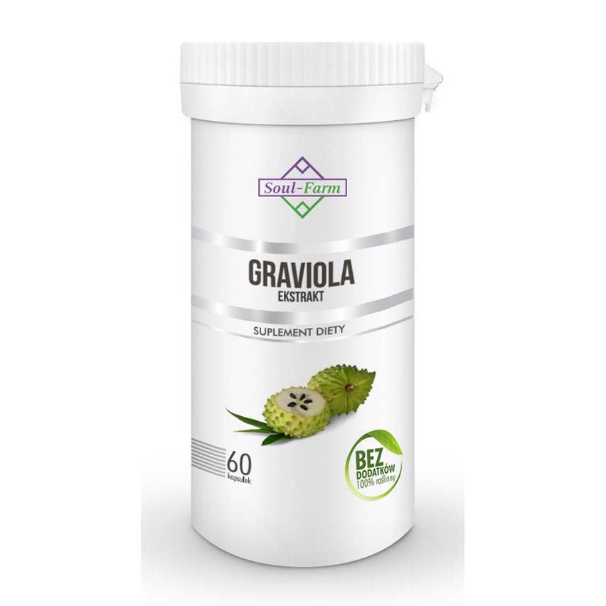 SOUL FARM Graviola ekstrakt 550mg 60kaps.
