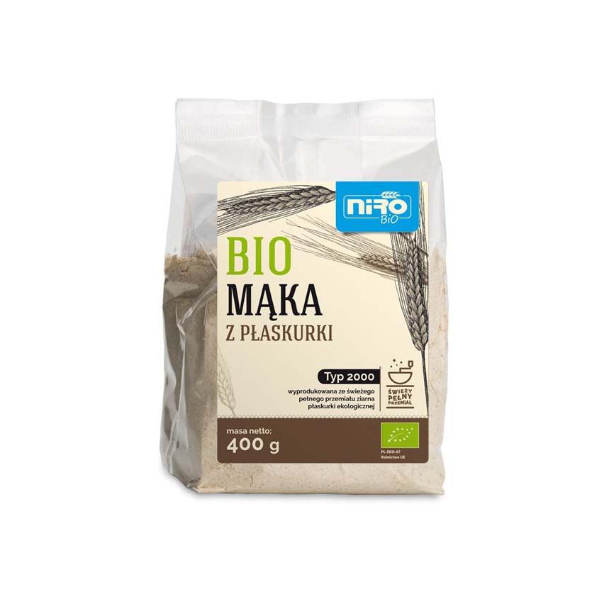 NIRO Mąka z płaskurki BIO 400g