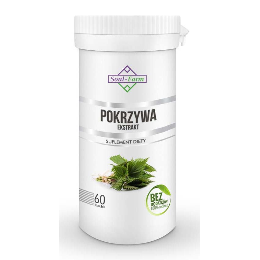 SOUL FARM Pokrzywa ekstrakt 400mg  60 kaps.